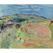 Riproduzione del dipinto Paesaggio con campo di grano e buoi - Raoul Dufy