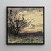 Paesaggio al crepuscolo - Henri Joseph Harpignies — quadro incorniciato alla parete