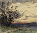 Paesaggio al crepuscolo - Henri Joseph Harpignies — vista dell’opera