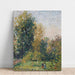 Riproduzione del dipinto Paesaggio con Due Personaggi, Éragny, Autunno - Camille Pissarro