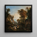 Paesaggio con Ninfe - Károly Mark — quadro incorniciato alla parete