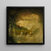 Paesaggio con alberi e bestiame - Albert Pinkham Ryder — quadro incorniciato alla parete