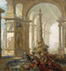 Paesaggio con interno di palazzo - Johan Pasch l'aîné — vista dell’opera