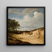 Paesaggio con la duna - Guillam Dubois — quadro incorniciato alla parete