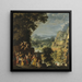 Paesaggio con la fuga in Egitto - David Teniers il Vecchio — quadro incorniciato alla parete