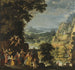 Paesaggio con la fuga in Egitto - David Teniers il Vecchio — vista dell’opera