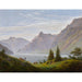 Riproduzione del dipinto Paesaggio con lago di montagna, mattina - Caspar David Friedrich