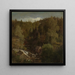 Paesaggio con un Mulino - Hans Gude — quadro incorniciato alla parete