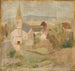 Paesaggio con un piccolo cane La Comelle - Tadeusz Makowski — vista dell’opera