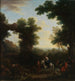 paesaggio classico con gitani - John Wootton — vista dell’opera