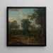 Paesaggio classico mattutino - John Wootton — quadro incorniciato alla parete