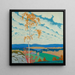 Paesaggio autunnale - Bror Lindh — quadro incorniciato alla parete