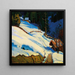 Paesaggio invernale - Alfred Poell — quadro incorniciato alla parete