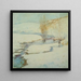 Paesaggio invernale - John Henry Twachtman — quadro incorniciato alla parete