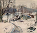 Paesaggio invernale a Pressbaum - Oskar Laske — vista dell’opera
