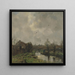 Paesaggio nei dintorni de L'Aia - Jacob Maris — quadro incorniciato alla parete