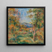 Paesaggio di Cagnes - Pierre-Auguste Renoir — quadro incorniciato alla parete