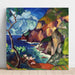 Riproduzione del dipinto Paesaggio di Capri - Konrad Mägi