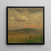 Paesaggio della valle dell'Hudson - Frederic Edwin Church — quadro incorniciato alla parete