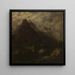 Paesaggio montano - Carl Wagner — quadro incorniciato alla parete