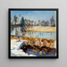 Paesaggio di primavera - Lilly Walther — quadro incorniciato alla parete