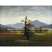 Riproduzione del dipinto Paesaggio di un villaggio nella luce del mattino - Caspar David Friedrich