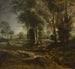 Paesaggio serale con carrello di legno - Peter Paul Rubens — vista dell’opera