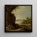 Paesaggio del sud con Sant'Antonio l'Ermite - David Teniers il Giovane — quadro incorniciato alla parete