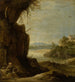 Paesaggio del sud con Sant'Antonio l'Ermite - David Teniers il Giovane — vista dell’opera