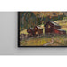 Riproduzione del dipinto Paesaggio estivo con pascoli, studio del nord della Norvegia - Anna Boberg