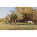 Riproduzione del dipinto Paesaggio estivo con mucche - Alfred Zoff