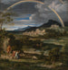 Paesaggio eroico con arcobaleno - Joseph Anton Koch — vista dell’opera