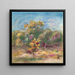 Paesaggio con alberi - Pierre-Auguste Renoir — quadro incorniciato alla parete