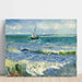 Riproduzione del dipinto Paesaggio marino vicino alle Saintes-Maries-de-la-Mer - Vincent Van Gogh