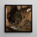 Paesaggio roccioso con famiglie nomadi 2 - Cornelis van Dalem — quadro incorniciato alla parete