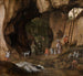 Paesaggio roccioso con famiglie nomadi 2 - Cornelis van Dalem — vista dell’opera