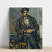 Riproduzione del dipinto Paesano seduto - Paul Cézanne