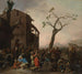 Paesani che ballano - Johannes Lingelbach — vista dell’opera