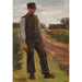 Riproduzione del dipinto Contadini in piedi su un sentiero - Max Liebermann