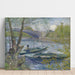 Riproduzione del dipinto Pesca in primavera, Ponte di Clichy (Asnières) - Vincent van Gogh