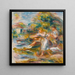 Pêcheuses La Ligne - Pierre-Auguste Renoir — quadro incorniciato alla parete