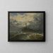 Marine - Peder Balke — quadro incorniciato alla parete