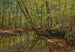 Paesaggio boscoso con fiume - Peder Mønsted — vista dell’opera