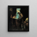 Cappellai in un villaggio italiano - Peder Severin Krøyer — quadro incorniciato alla parete