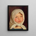 Piccola ragazza di Hornbæk - Peder Severin Krøyer — quadro incorniciato alla parete