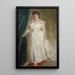 Ritratto della contessa Lillie Suzanne Raben-Levetzau - Peder Severin Krøyer — quadro incorniciato alla parete