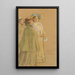 Le maître de poste Schrøder, Anna Ancher et Henny Brodersen - Peder Severin Krøyer — quadro incorniciato alla parete