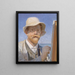 Autoritratto - Peder Severin Krøyer — quadro incorniciato alla parete