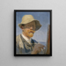 Autoritratto - Peder Severin Krøyer — quadro incorniciato alla parete