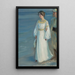 Soirée d'été sur la plage de Skagen Portrait de l'épouse de l'artiste - Peder Severin Krøyer — quadro incorniciato alla parete